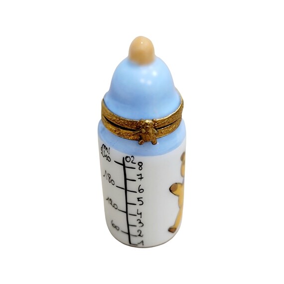 ベビーボトル ブルー リモージュ ボックス 磁器 置物 - Etsy 日本