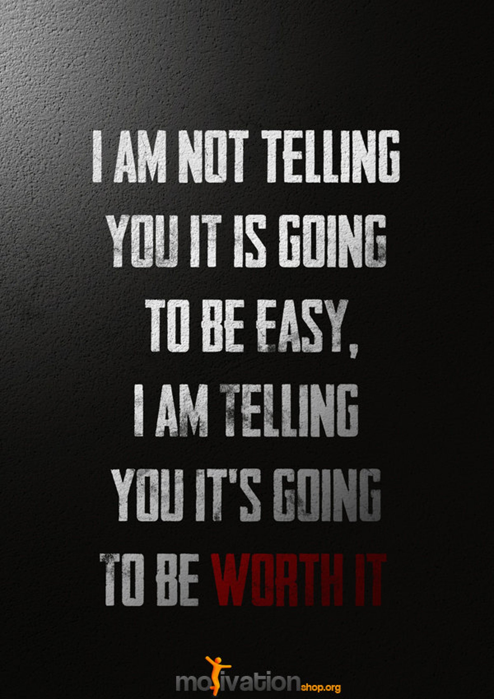 It is going to be worth it Motivational poster Etsy