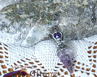 Vintage Style and Amethyst Pendulum