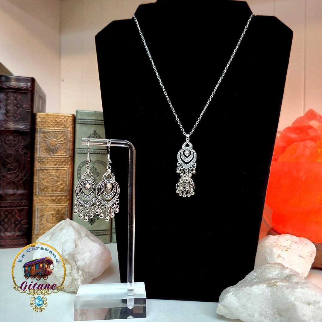Collier Fantaisie Vintage - Chaîne Fine - Accessoire Rétro Féminin - Occasion
