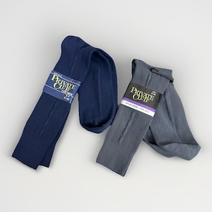 Vintage Private Club Men&#39;s Dress Socks Kmart Lot of 2 Pairs 100% Nylon 10-13 New