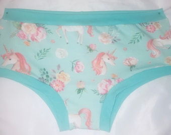 Boyshorts Underwear for Women Unicorn Boyshorts Stretch Cotton  Underwear