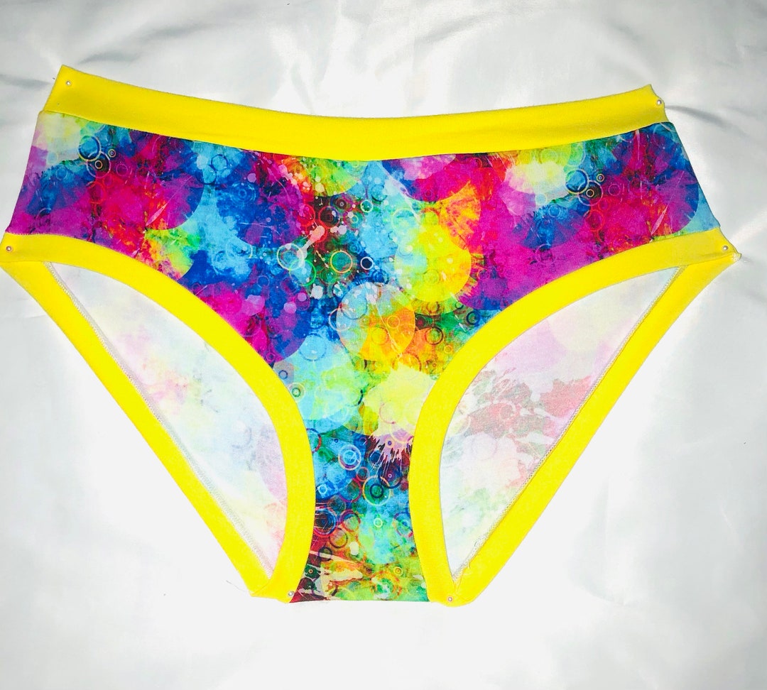 Women Tie Dye Bamboo Spandex Panties Bamboo Spandex Panties Women