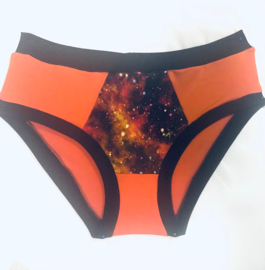 Halloween Pantieshalloween Orange Spandex Panty Underwear Spandex