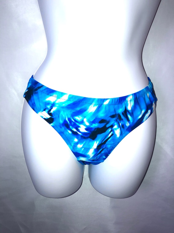 Women Nylon Spandex Nylon Spandex Panties Women Spandex Underwear Blue Spandex  Panties 