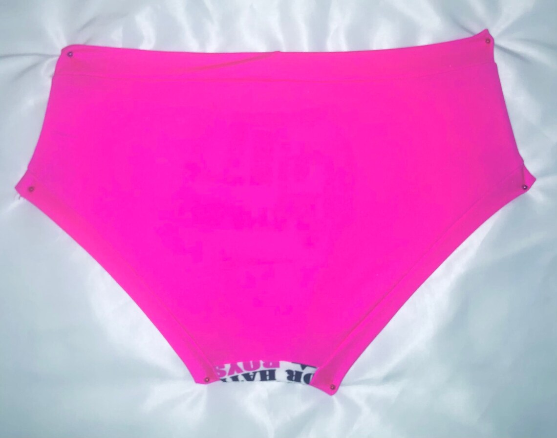 Women Neon Pink Scrundies/ Womens Neon Spandex Underwear/ 4 Etsy