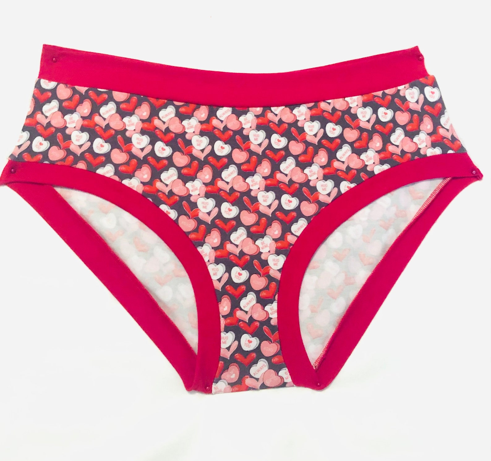 Valentines Panties/ Candy Kiss Panties/ Kiss Me Panties/ Gift Etsy