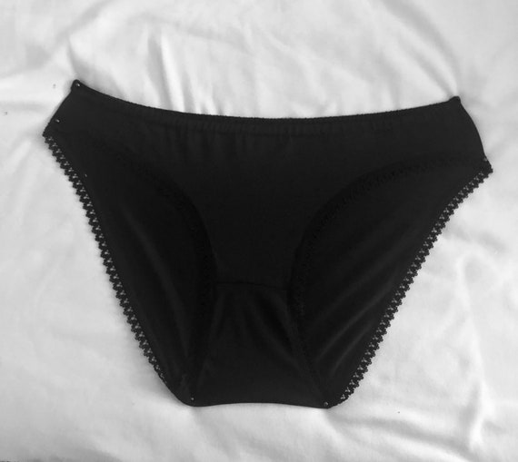 Underwear/women Spandex Underwear/ Black Spandex Panty/french Cut