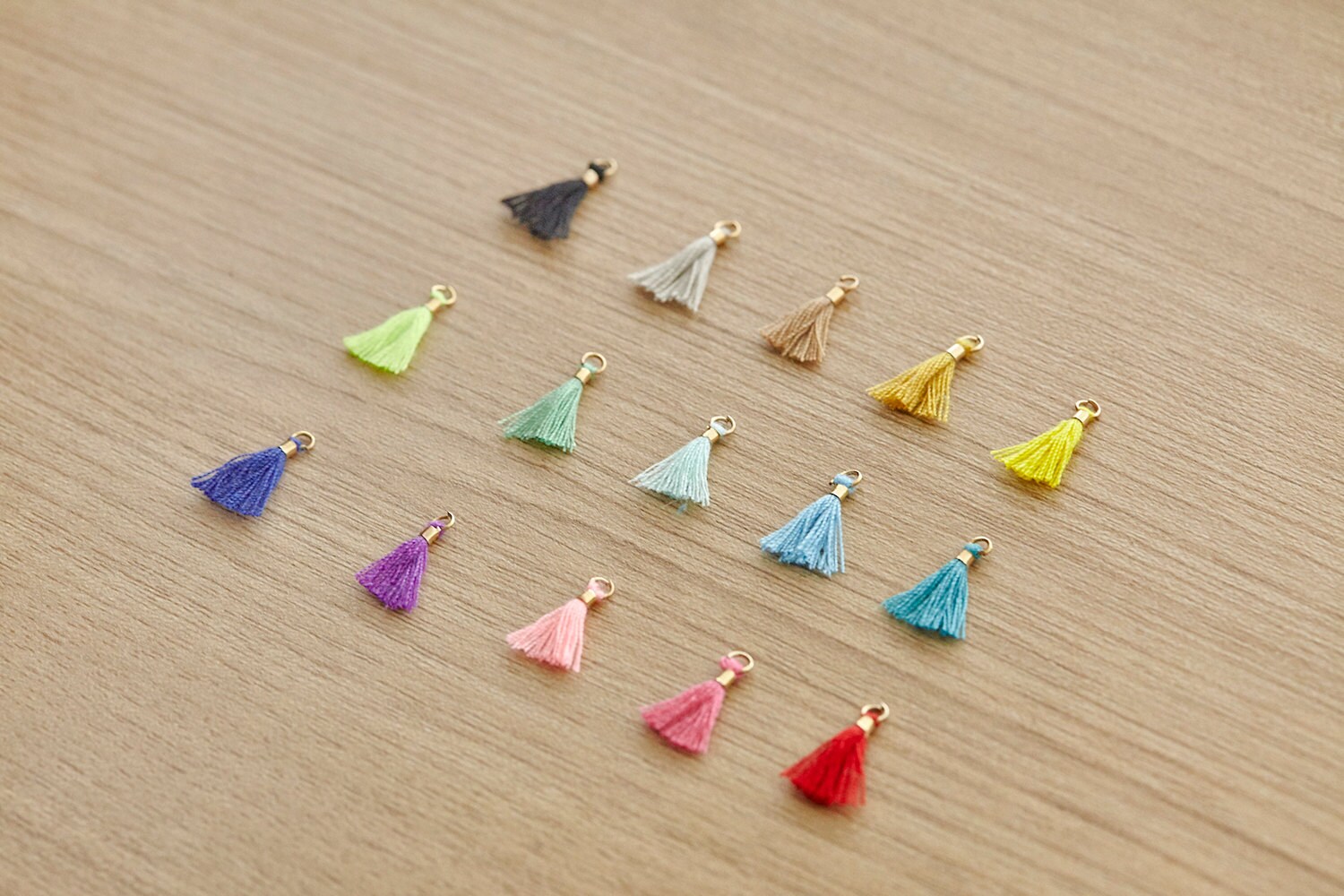 10 Stück Mini Quasten DIY Bastelzubehör Schmuck Quasten