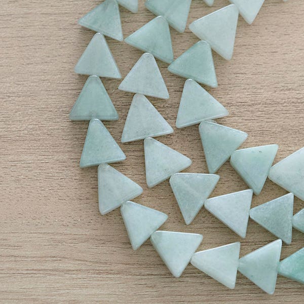 Triangle Glass Beads Etsy