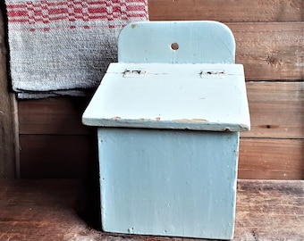 Caja de pared antigua escandinava, estilo rústico de granja, ideal para la cocina o como regalo. Reciba un 25% de DESCUENTO al finalizar la compra.
