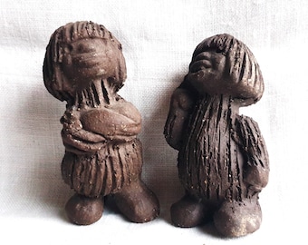 Trolls Niños Figuras Vintage Cerámica Danesa Cerámica Ramsing Coleccionables Regalo Envío gratis desde Noruega