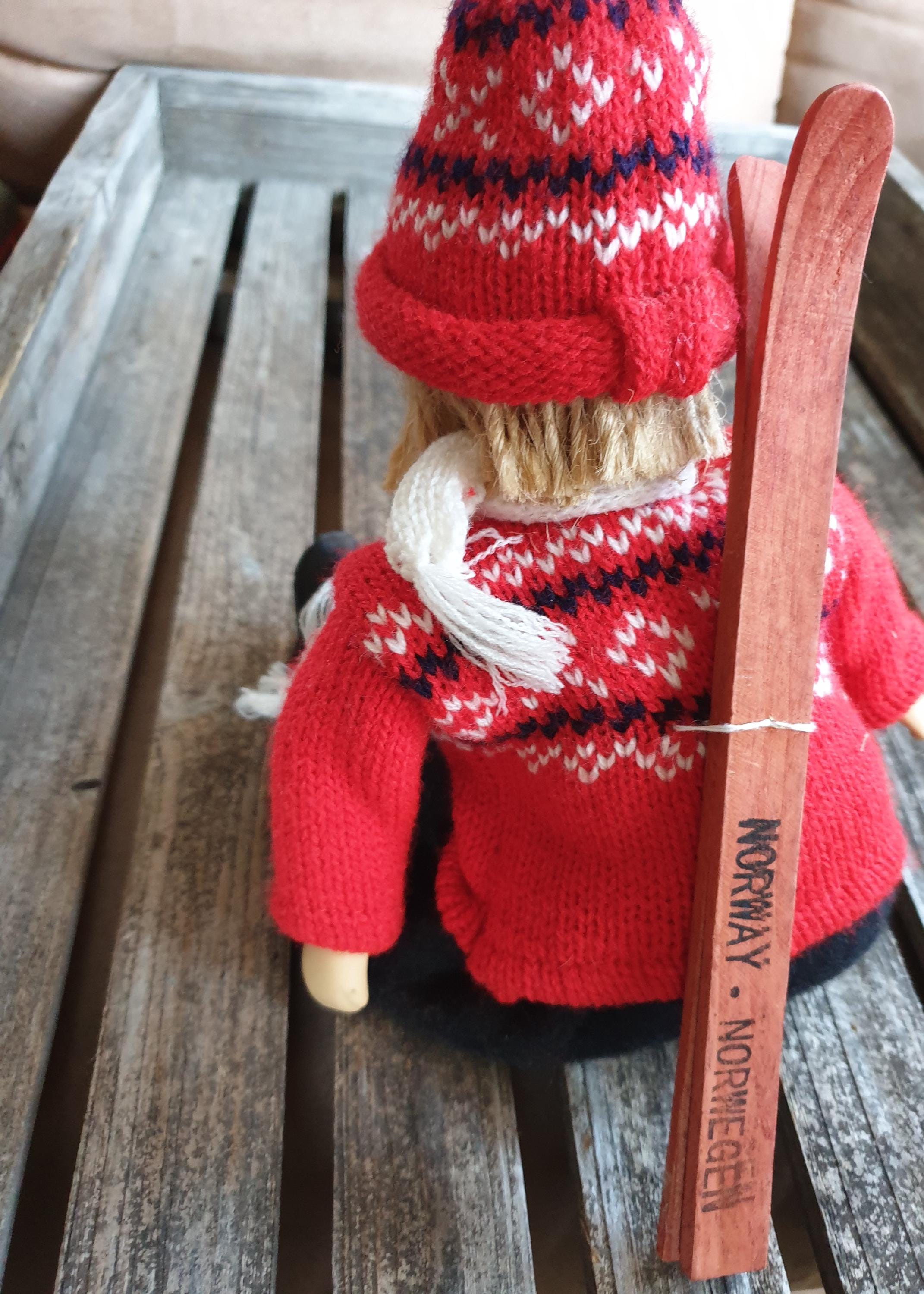 Norwegian Porcelain Girl Doll Vintage Scandinavian Nordic Gift