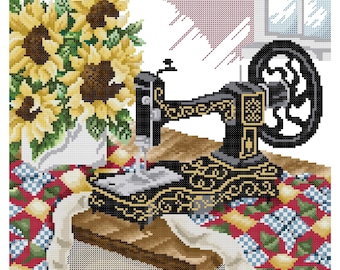 Modèle de couture-point de croix-téléchargement instantané fichier PDF