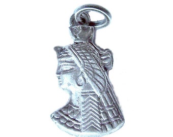 800 Silver Horus Charm - Vintage Egypt Tourist Charm - Egyptian Revival