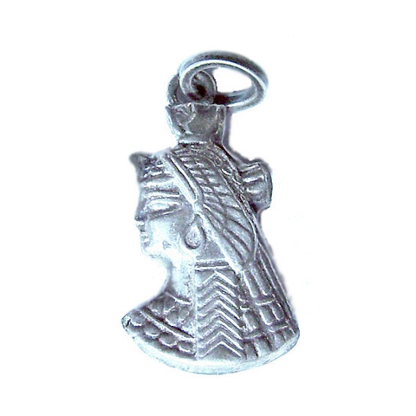 800 Silver Horus Charm - Vintage Egypt Tourist Charm - Egyptian Revival