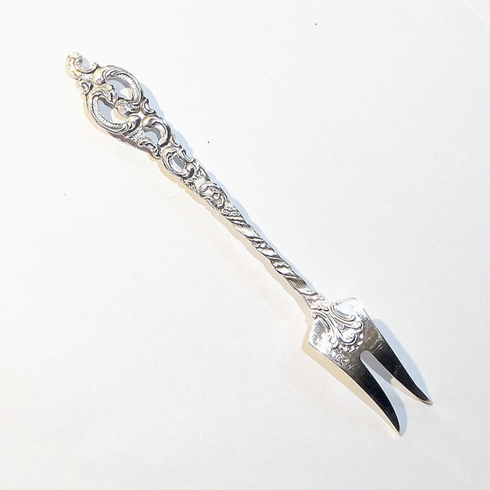 830s Hors D'oeuvre Fork Vintage 830S Silver by Theodor Eftf HDT2