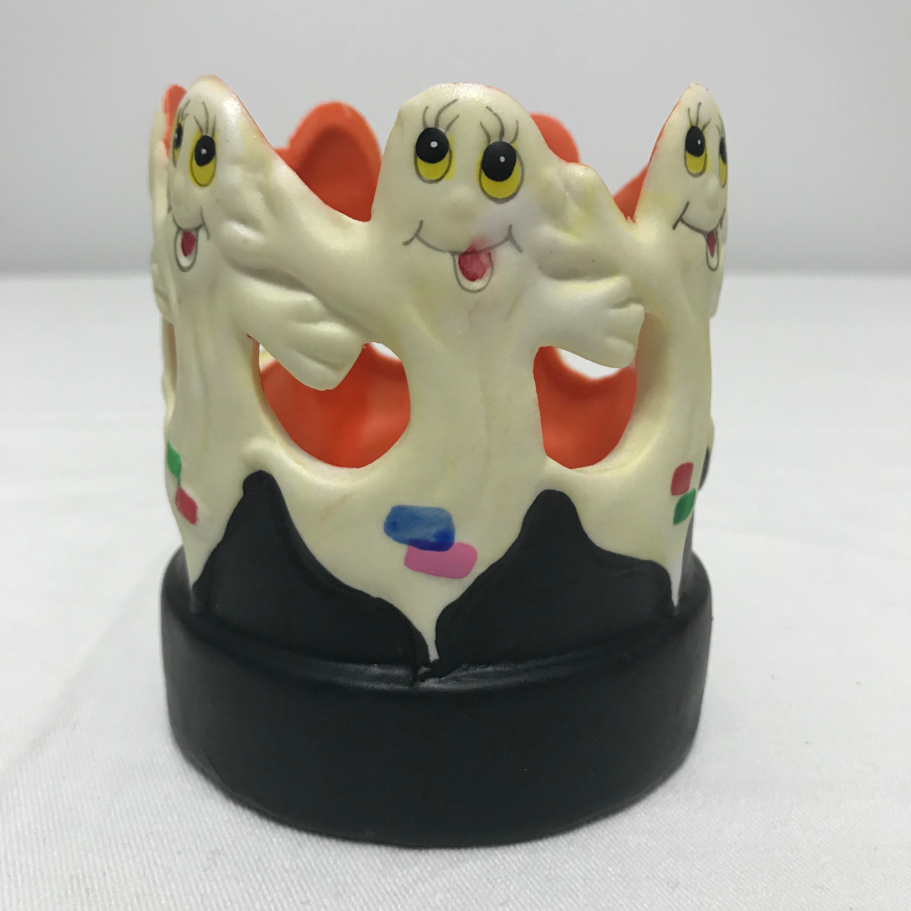 Vintage Halloween Dancing Ghosts Candle Holder Etsy 日本