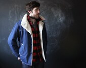 Vintage Denim and Sherpa Barn Coat.