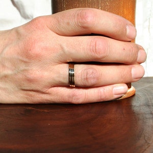 Set of 14k gold thin stacking band rings in white gold, rose gold or yellow gold