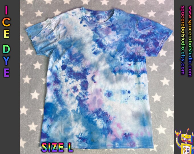 Snow Dye T-Shirt | Essence Of Snowstorm | Size L