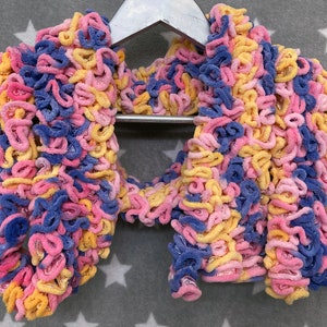 Brain Scarf | Pink Purple Yellow