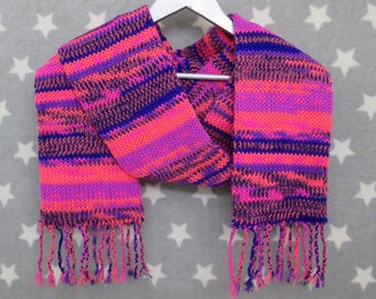 Neon Pink Scarf | Etsy