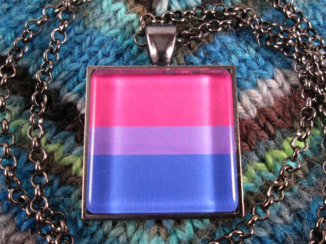 Pride flag necklace deals