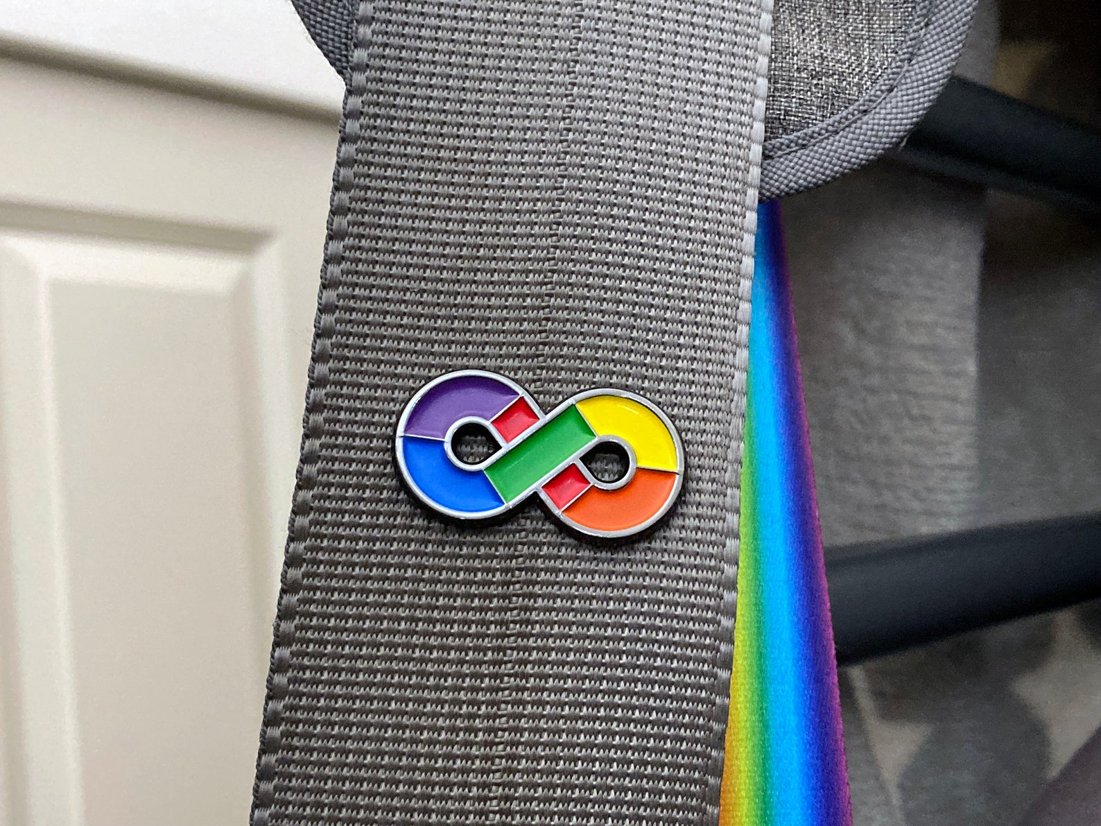 Infiny Pin Rainbow Infinity Pin | Neurodiversity Pride | Soft Enamel Pin | 1.25 ...