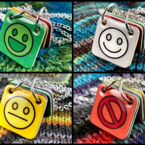 Collier de communication | Autisme | Interaction et surcharge | Chaîne Rolo en argent