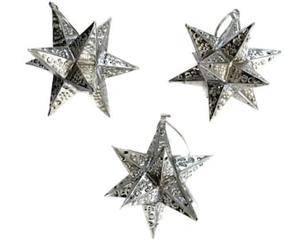 Three Dimensional Tin Star