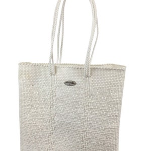 Etla Recycled Plastic Totes - Earth Tones Collection - handmade in Mexico - Fair trade shoulder bags
