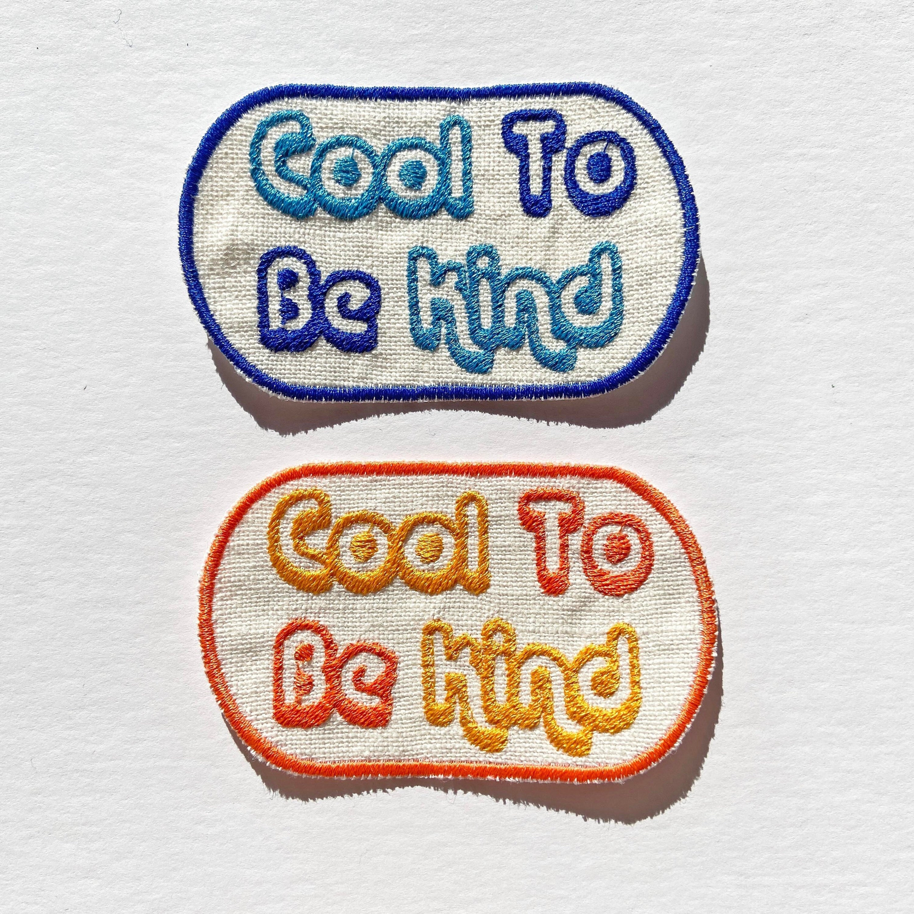 Cool to Be Kind Embroidered Iron-on Patch - Etsy