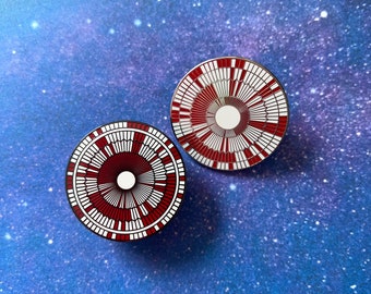 Dare Mighty Things Enamel Pin, Mars Perseverance Rover Parachute enamel pin for science and space lovers