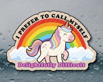 I Prefer To Call Myself Adult Office Humor Prank Gag Gift Joke Meme Funny Water Bottle Waterproof Vinyl Sticker Decal 3INCH