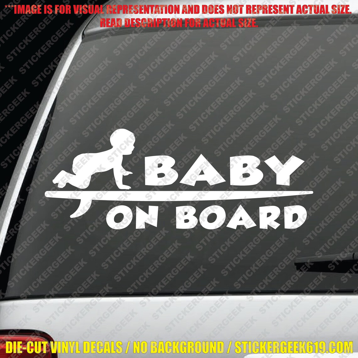 Baby on Board Funny Decal Baby on Board Sticker Momlife Etsy