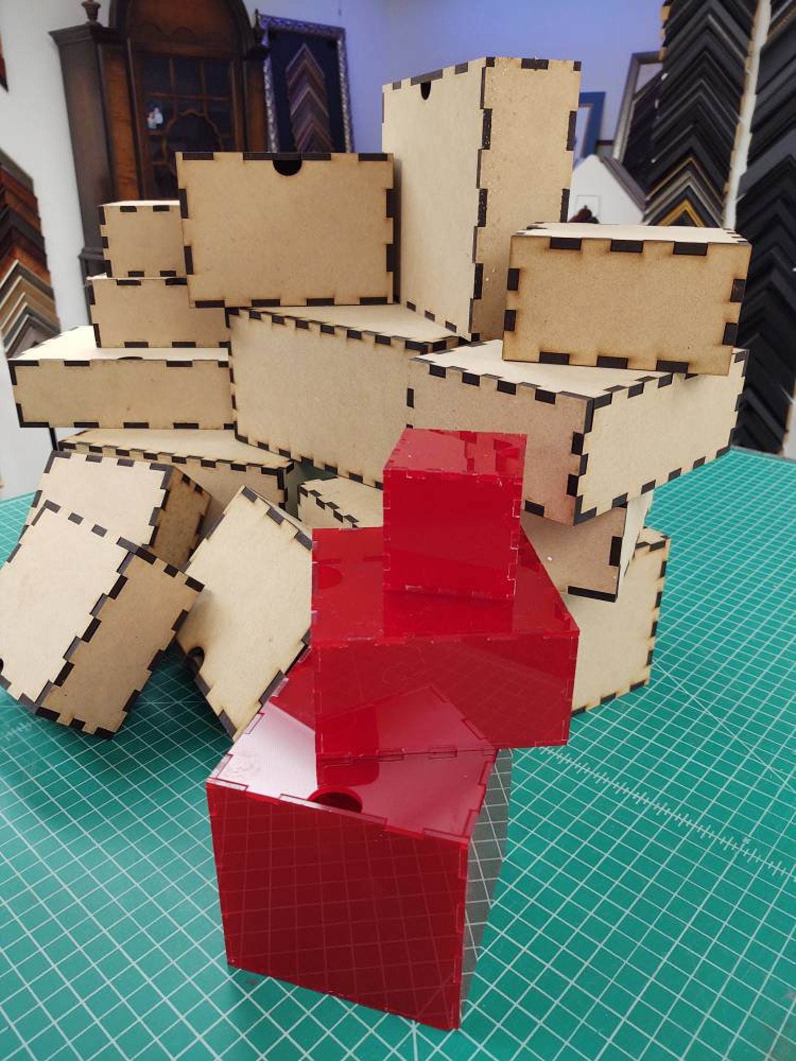 Laser Cut Boxes MDF Acrylic Plywood Custom Sizes Etsy