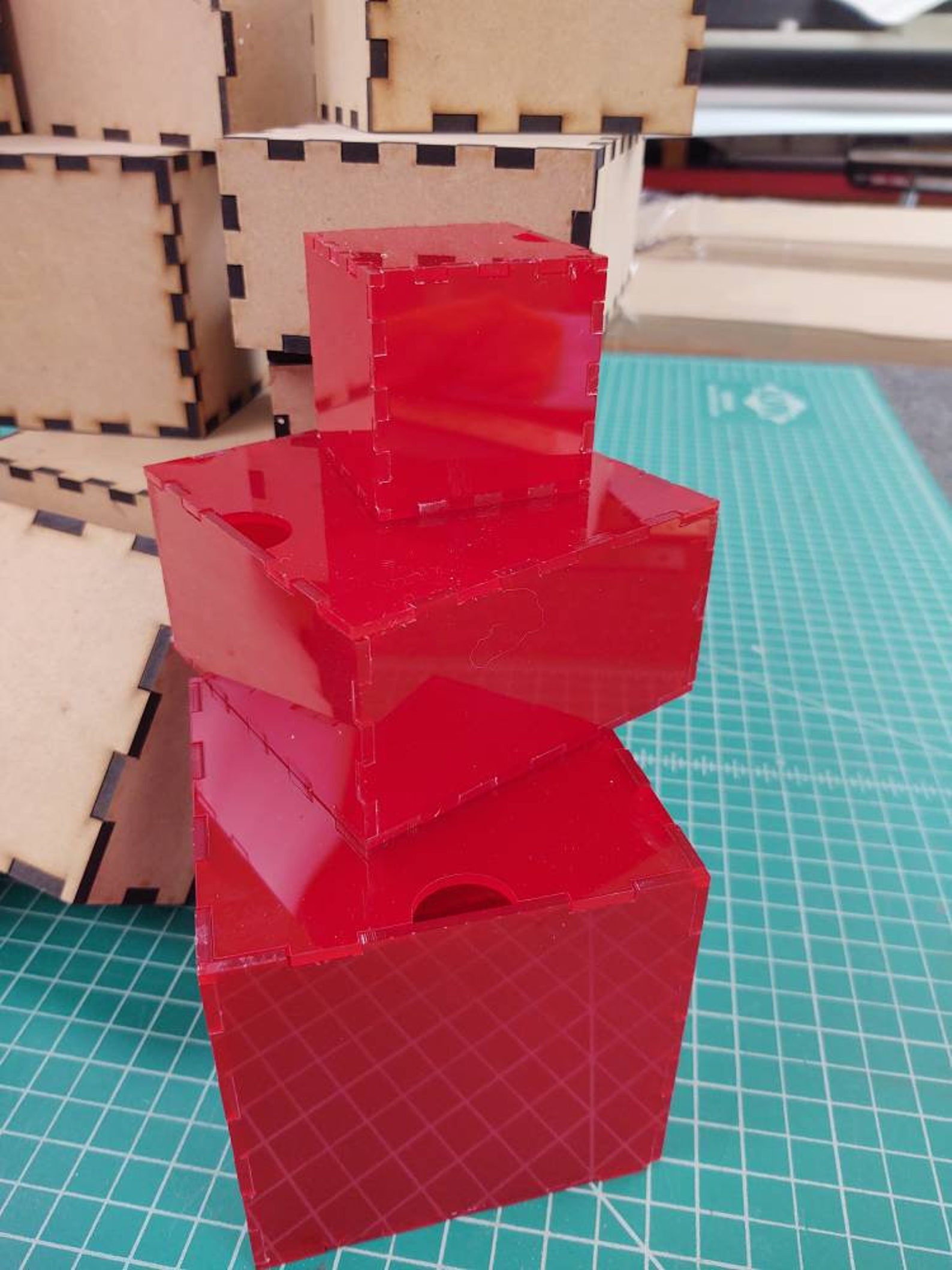 Laser Cut Boxes MDF Acrylic Plywood Custom Sizes Etsy