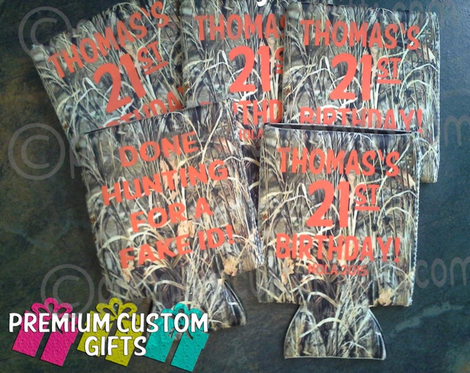 personalized koozies 40th birthday