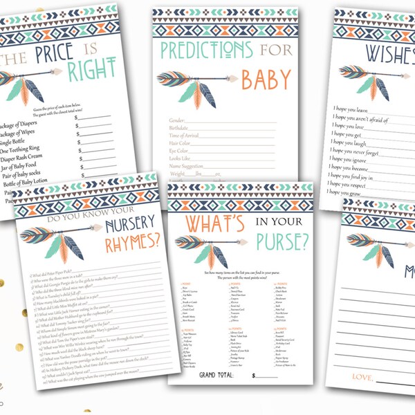 Tribal Baby Shower - Etsy