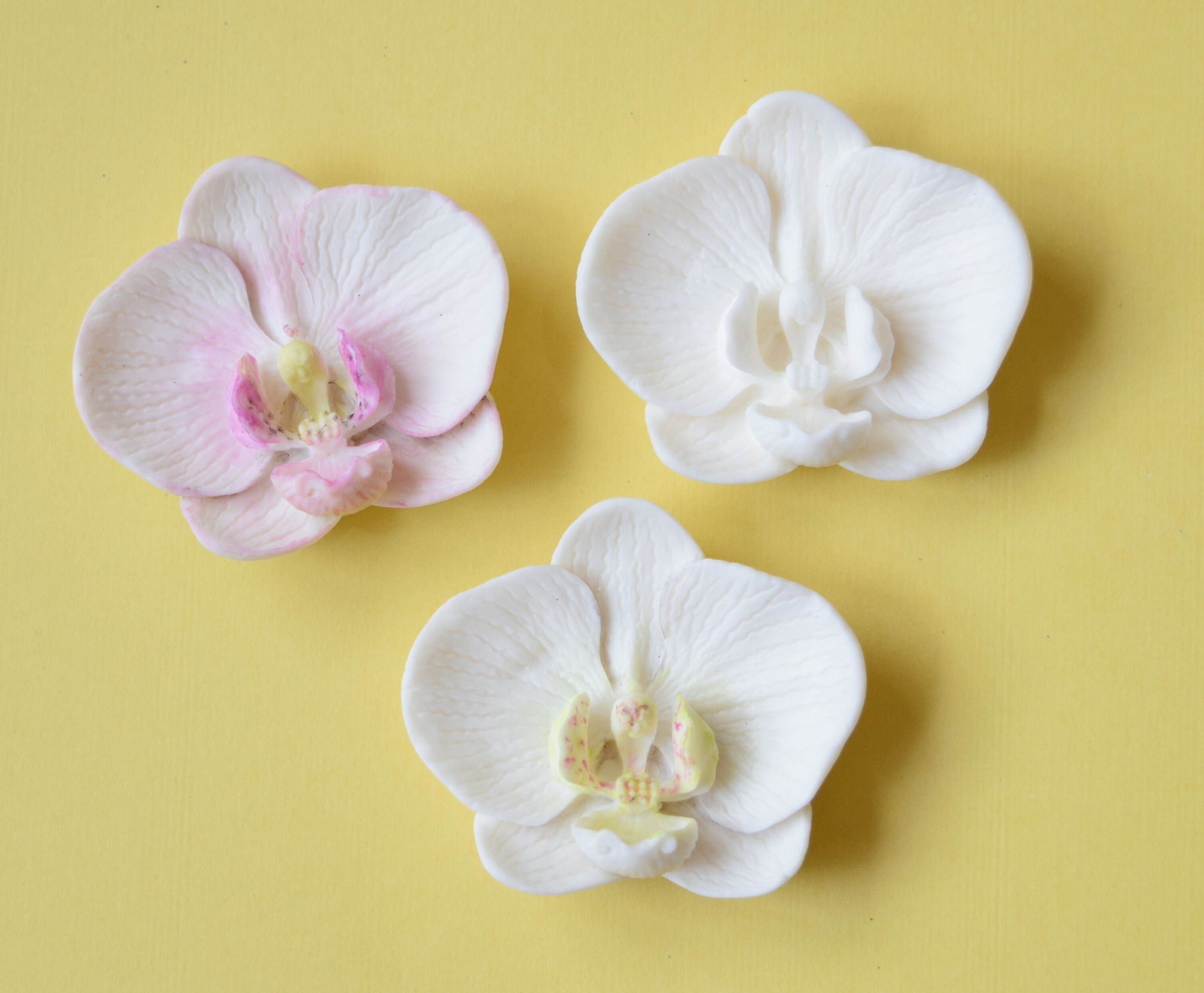Fondant Orchids - Qty 4 - Etsy