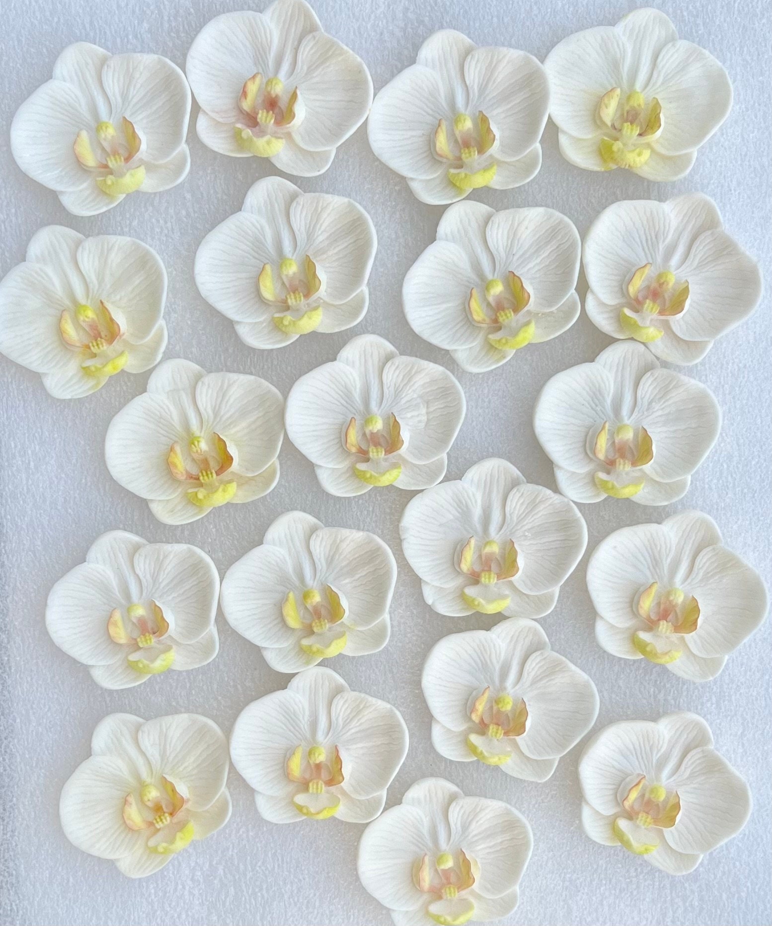 Fondant Orchids - Qty 4 - Etsy