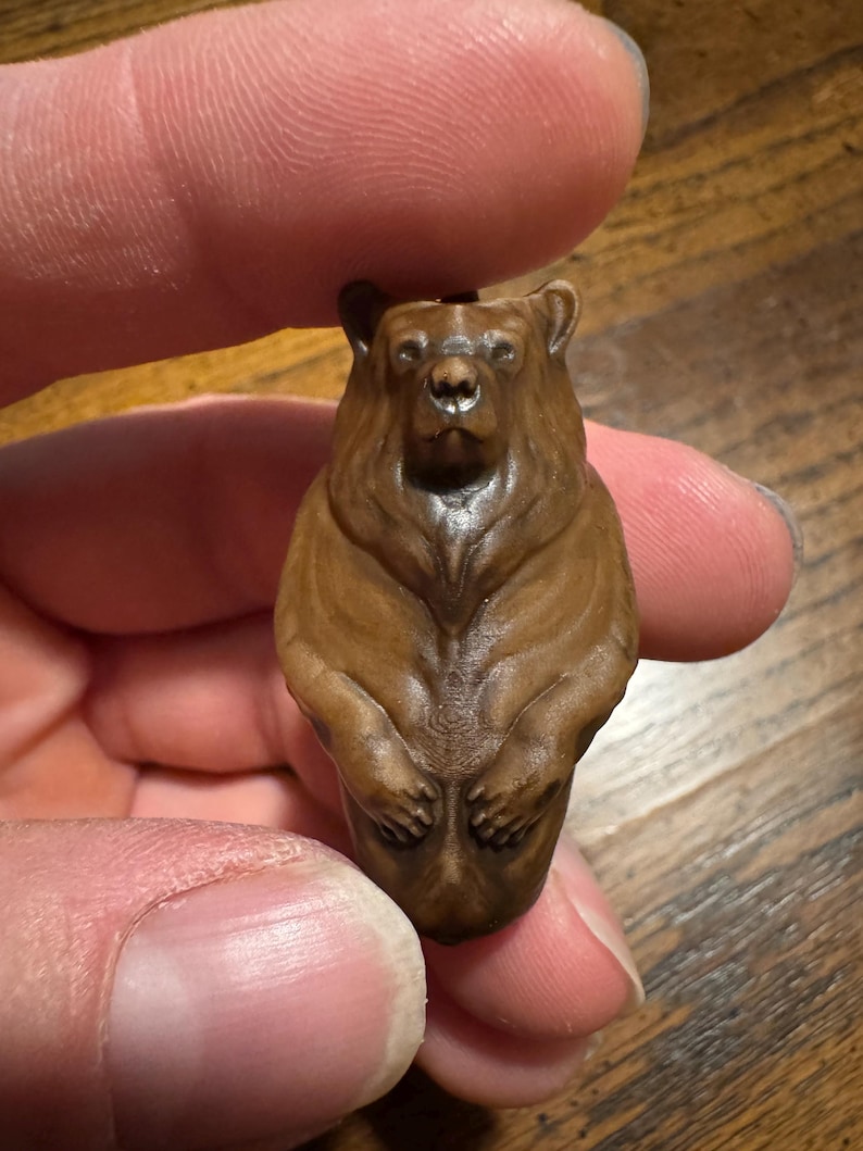 Sitting Bear Crystal Totem