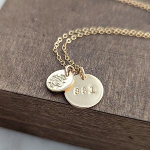 Maltese Cross Necklace, Custom Number, Personalized Firefighter Necklace, The Stamped Life