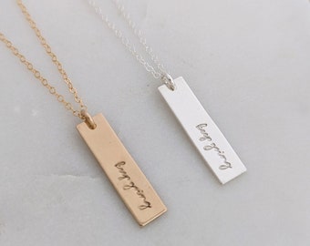 Keep Going Necklace, Motivation Necklace, 14k Gold Fill or Sterling Silver