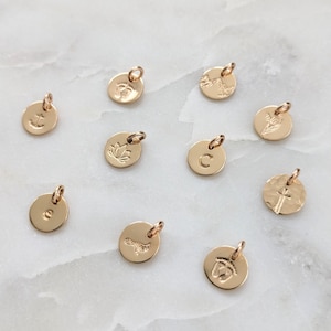Liten tilläggsberlock, guldfylld eller sterlingsilver, endast berlock