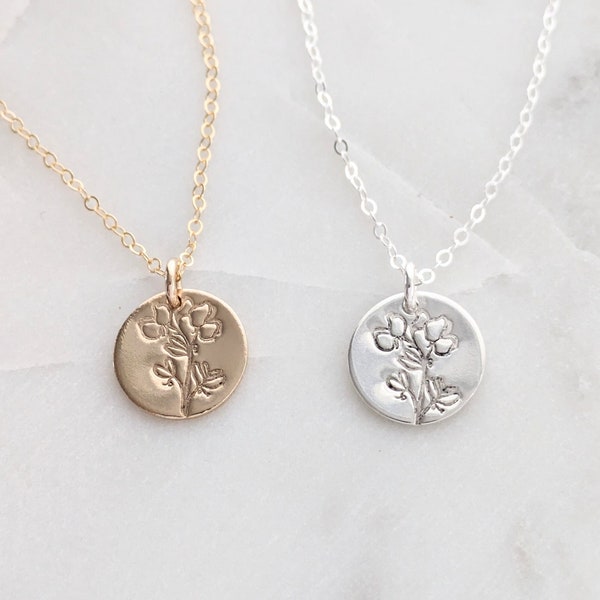 Sweet Peas Necklace Etsy