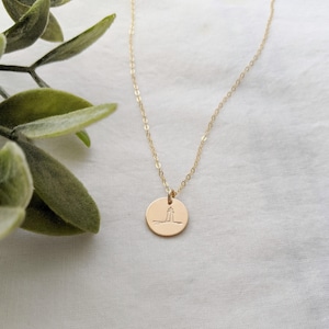 Gold Lighthouse Necklace, Beach Necklace, Teacher Gift, Nautical Jewelry, Lighthouse Charm, The Stamped Life