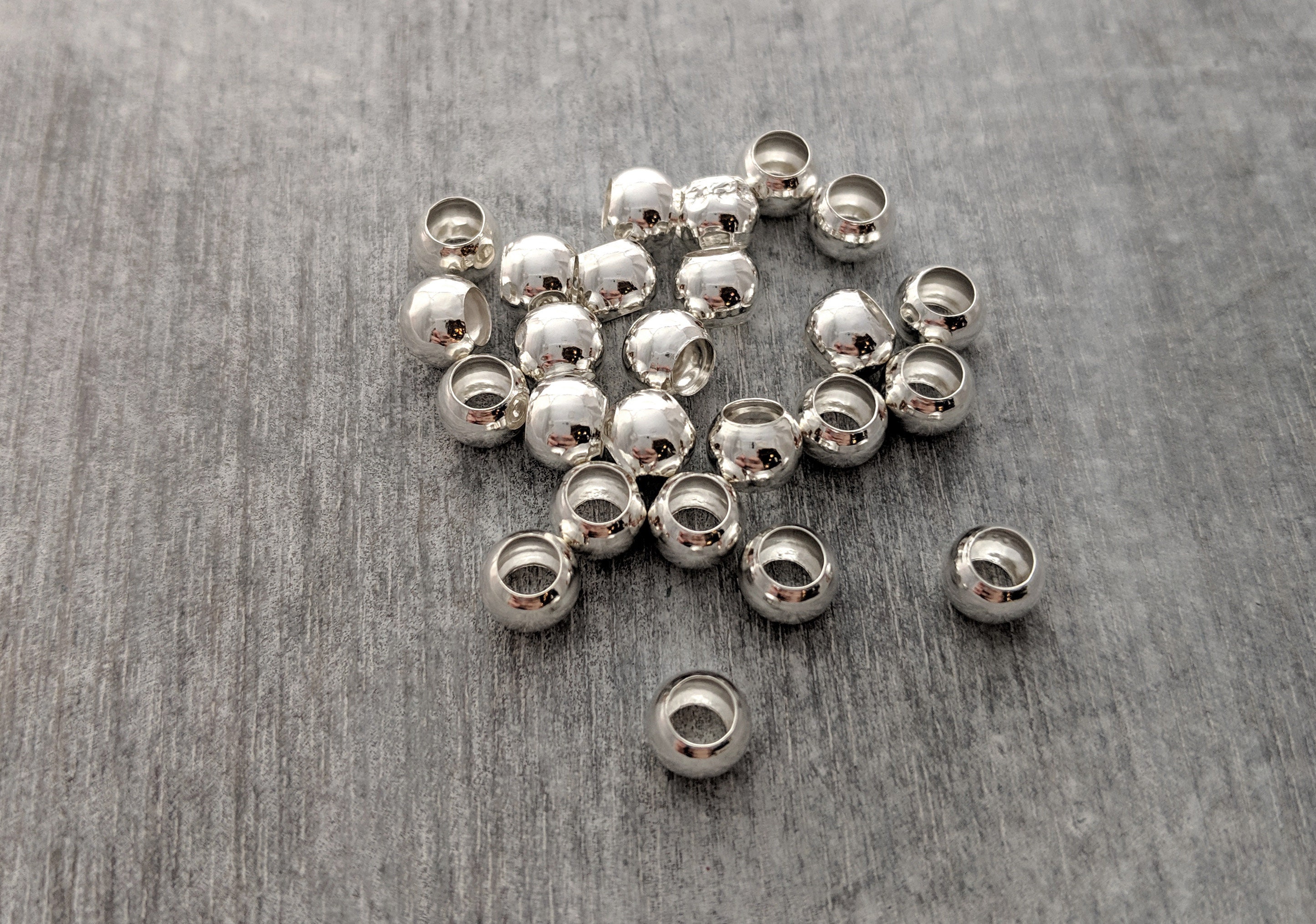 Sterling Silver spacer beads, Add On To Any Of My Listings, Includes