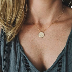 ASL I Love You Necklace: Hand Stamped Sterling Silver, Gold Filled